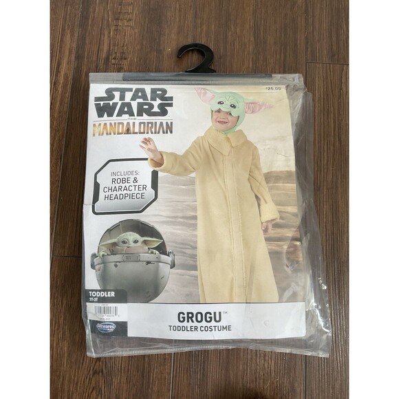 star wars mandalorian Grogu The Child Costume Toddler 2-3t NWT Halloween - Picture 1 of 3